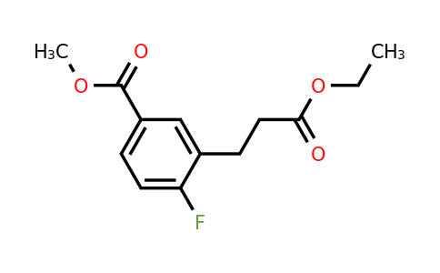 1806679-41-3 | Methyl 3-(3-ethoxy-3-oxopropyl)-4-fluorobenzoate