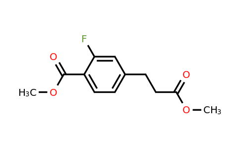 1806679-48-0 | Methyl 2-fluoro-4-(3-methoxy-3-oxopropyl)benzoate