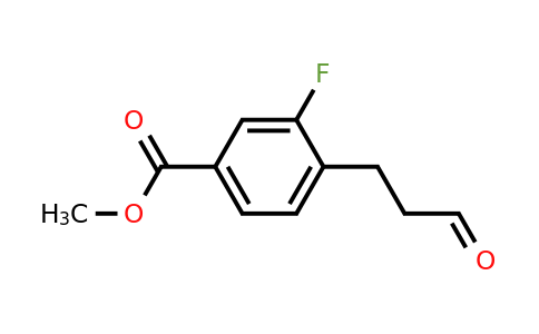 1806679-60-6 | Methyl 3-fluoro-4-(3-oxopropyl)benzoate