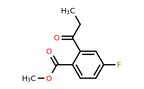 1806679-64-0 | Methyl 4-fluoro-2-propionylbenzoate