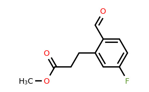 1806679-67-3 | Methyl 5-fluoro-2-formylphenylpropanoate