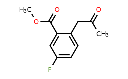 1806679-79-7 | Methyl 5-fluoro-2-(2-oxopropyl)benzoate