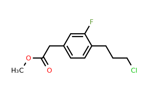 1806680-48-7 | Methyl 4-(3-chloropropyl)-3-fluorophenylacetate