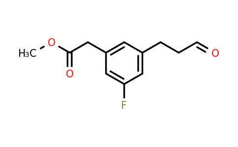 1806680-51-2 | Methyl 3-fluoro-5-(3-oxopropyl)phenylacetate