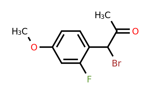 1806680-67-0 | 1-Bromo-1-(2-fluoro-4-methoxyphenyl)propan-2-one