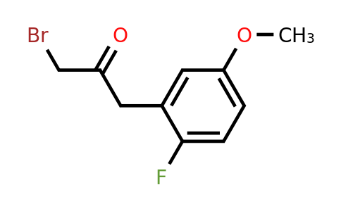 1806680-72-7 | 1-Bromo-3-(2-fluoro-5-methoxyphenyl)propan-2-one