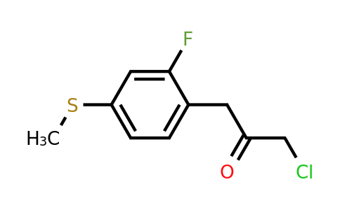 1806681-27-5 | 1-Chloro-3-(2-fluoro-4-(methylthio)phenyl)propan-2-one