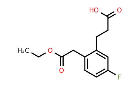 1806681-28-6 | Ethyl 2-(2-carboxyethyl)-4-fluorophenylacetate