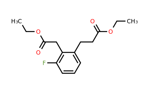 1806681-33-3 | Ethyl 2-(3-ethoxy-3-oxopropyl)-6-fluorophenylacetate