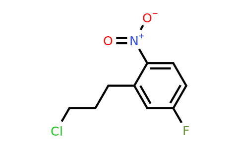 1806681-39-9 | 1-(3-Chloropropyl)-5-fluoro-2-nitrobenzene