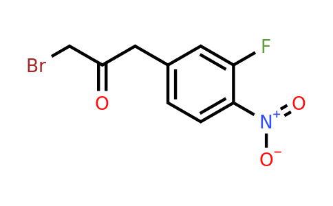 1806681-64-0 | 1-Bromo-3-(3-fluoro-4-nitrophenyl)propan-2-one