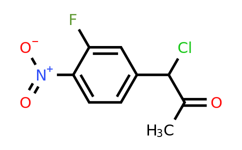 1806681-69-5 | 1-Chloro-1-(3-fluoro-4-nitrophenyl)propan-2-one