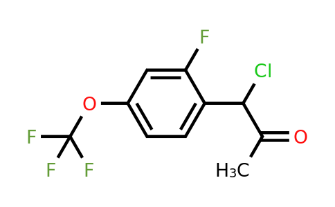 1806681-92-4 | 1-Chloro-1-(2-fluoro-4-(trifluoromethoxy)phenyl)propan-2-one