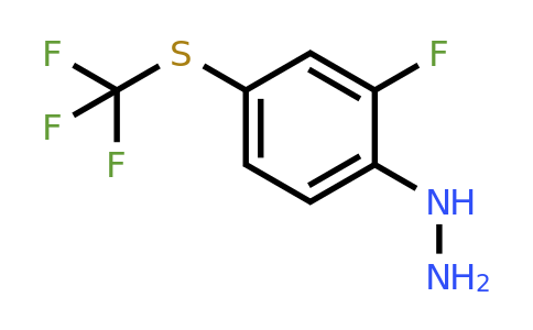 1806682-37-0 | 1-(2-Fluoro-4-(trifluoromethylthio)phenyl)hydrazine