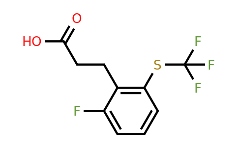 1806682-44-9 | 3-(2-Fluoro-6-(trifluoromethylthio)phenyl)propanoic acid