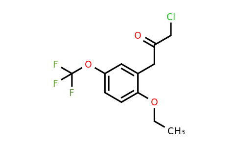 1806682-96-1 | 1-Chloro-3-(2-ethoxy-5-(trifluoromethoxy)phenyl)propan-2-one