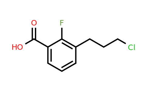 1806688-61-8 | 3-(3-Chloropropyl)-2-fluorobenzoic acid