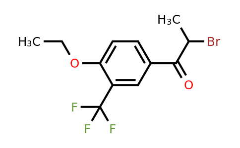 1806688-72-1 | 2-Bromo-1-(4-ethoxy-3-(trifluoromethyl)phenyl)propan-1-one