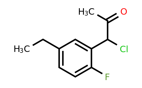 1806689-13-3 | 1-Chloro-1-(5-ethyl-2-fluorophenyl)propan-2-one
