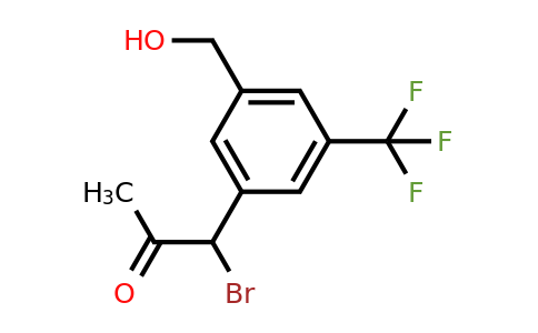 1806690-30-1 | 3-(1-Bromo-2-oxopropyl)-5-(trifluoromethyl)benzylalcohol