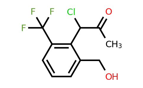 1806690-35-6 | 2-(1-Chloro-2-oxopropyl)-3-(trifluoromethyl)benzylalcohol