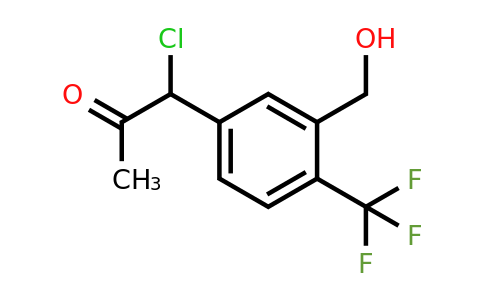 1806690-37-8 | 5-(1-Chloro-2-oxopropyl)-2-(trifluoromethyl)benzylalcohol