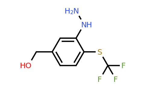 1806690-41-4 | 3-Hydrazinyl-4-(trifluoromethylthio)benzylalcohol