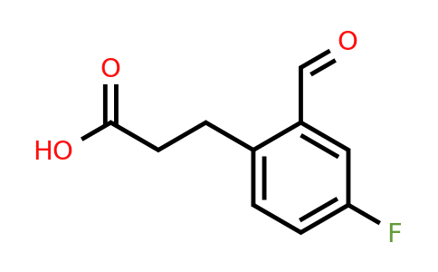 1806691-28-0 | 4-Fluoro-2-formylphenylpropanoic acid