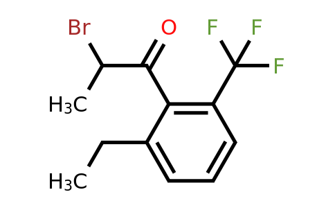 1806691-72-4 | 2-Bromo-1-(2-ethyl-6-(trifluoromethyl)phenyl)propan-1-one