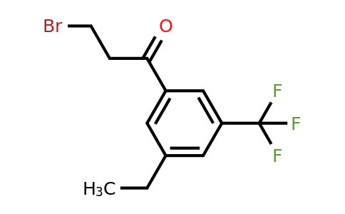1806691-74-6 | 3-Bromo-1-(3-ethyl-5-(trifluoromethyl)phenyl)propan-1-one