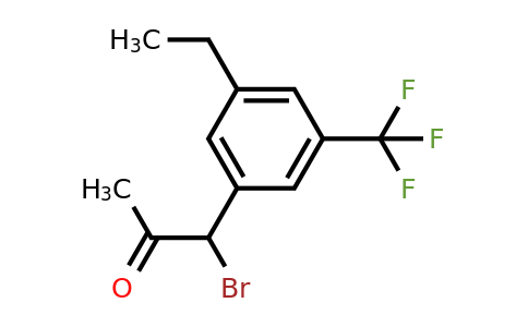 1806691-88-2 | 1-Bromo-1-(3-ethyl-5-(trifluoromethyl)phenyl)propan-2-one