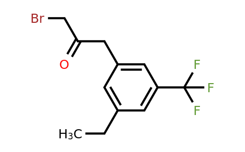1806691-95-1 | 1-Bromo-3-(3-ethyl-5-(trifluoromethyl)phenyl)propan-2-one