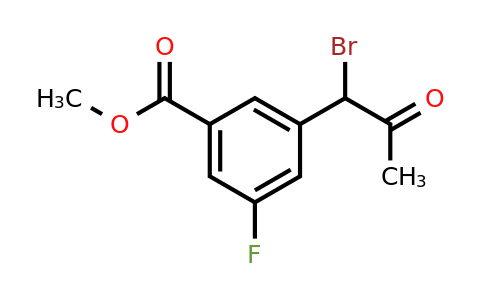 1806692-06-7 | Methyl 3-(1-bromo-2-oxopropyl)-5-fluorobenzoate