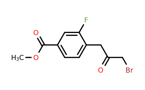 1806692-12-5 | Methyl 4-(3-bromo-2-oxopropyl)-3-fluorobenzoate