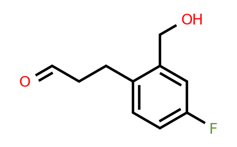 1806692-27-2 | 3-(4-Fluoro-2-(hydroxymethyl)phenyl)propanal