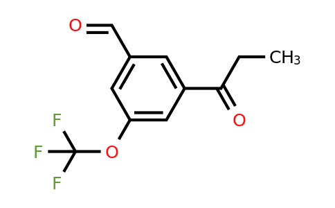 1806692-31-8 | 3-Propionyl-5-(trifluoromethoxy)benzaldehyde