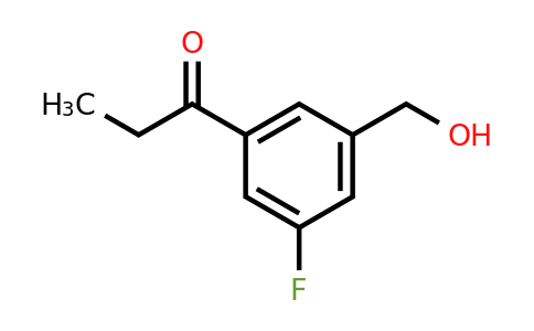 1806692-40-9 | 1-(3-Fluoro-5-(hydroxymethyl)phenyl)propan-1-one