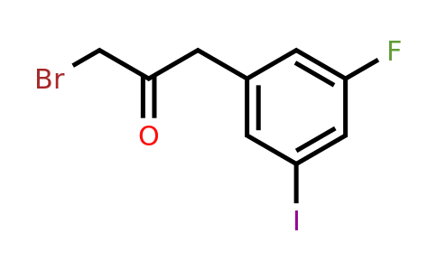 1806692-76-1 | 1-Bromo-3-(3-fluoro-5-iodophenyl)propan-2-one