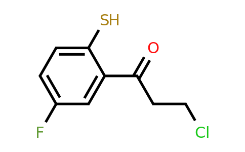 1806693-00-4 | 3-Chloro-1-(5-fluoro-2-mercaptophenyl)propan-1-one