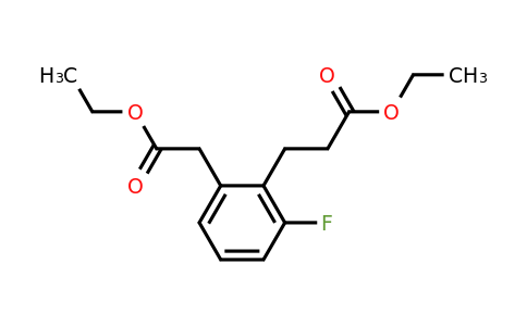 1806693-41-3 | Ethyl 2-(3-ethoxy-3-oxopropyl)-3-fluorophenylacetate