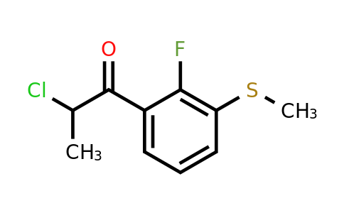 1806693-87-7 | 2-Chloro-1-(2-fluoro-3-(methylthio)phenyl)propan-1-one