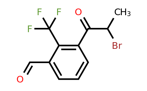 1806694-05-2 | 3-(2-Bromopropanoyl)-2-(trifluoromethyl)benzaldehyde