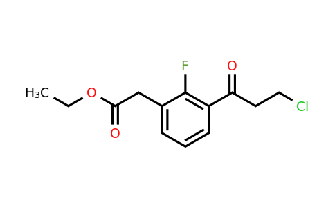 1806694-34-7 | Ethyl 3-(3-chloropropanoyl)-2-fluorophenylacetate