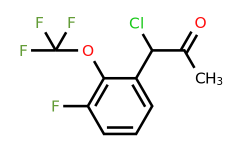 1806694-60-9 | 1-Chloro-1-(3-fluoro-2-(trifluoromethoxy)phenyl)propan-2-one