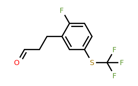 1806694-94-9 | 3-(2-Fluoro-5-(trifluoromethylthio)phenyl)propanal
