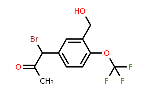1806695-83-9 | 5-(1-Bromo-2-oxopropyl)-2-(trifluoromethoxy)benzylalcohol