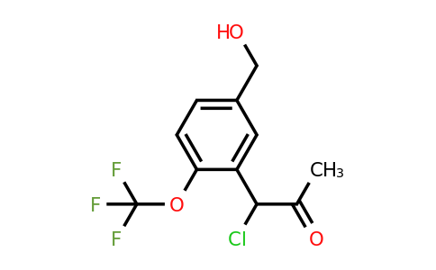 1806695-89-5 | 3-(1-Chloro-2-oxopropyl)-4-(trifluoromethoxy)benzylalcohol