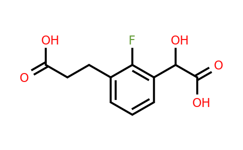 1806696-39-8 | 3-(2-Carboxyethyl)-2-fluoromandelic acid