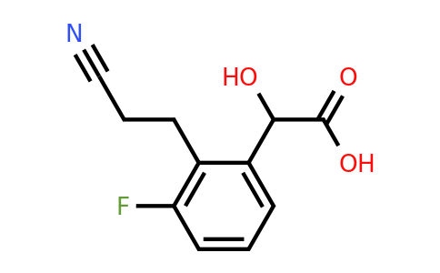 1806696-55-8 | 2-(2-Cyanoethyl)-3-fluoromandelic acid