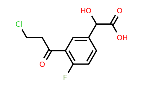 1806696-76-3 | 3-(3-Chloropropanoyl)-4-fluoromandelic acid